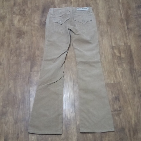 Rock Revival Women's 26 Bootcut Cords Light Brown Jen NWOT DEFECT - Picture 3 of 11